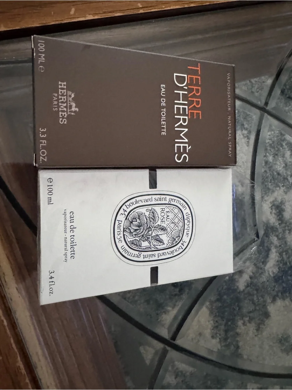Hermes Terre d'Hermès Brown and Orange Boxed Eau de Toilette